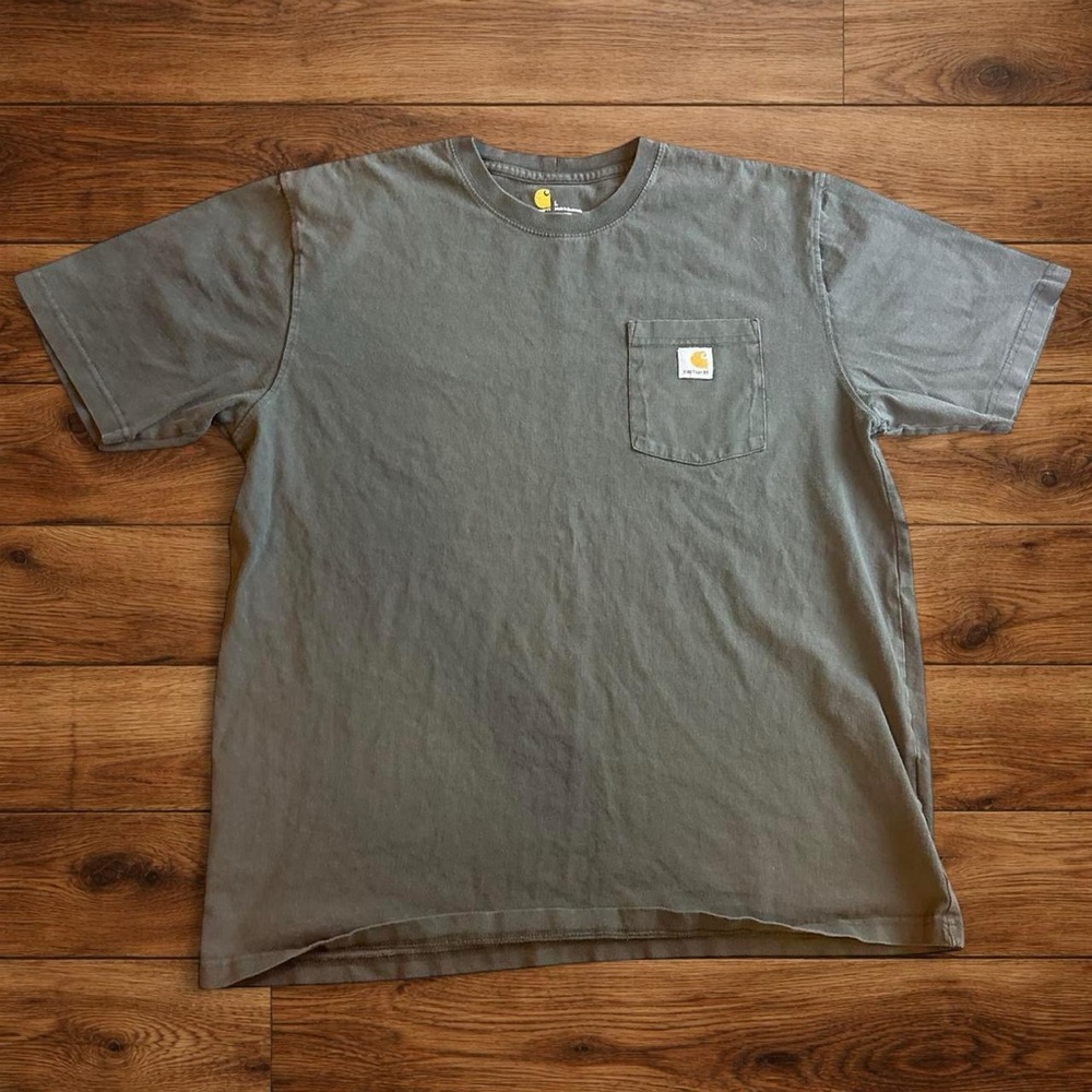 Green Carhartt shirt